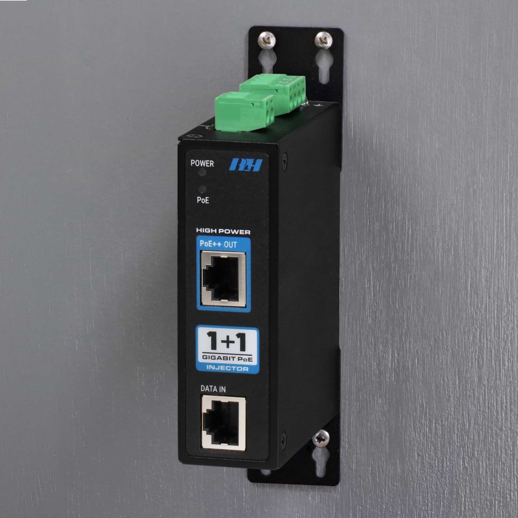 Industrial Ethernet Switches - Industrial Gigabit Ultra PoE++ Injector - Wall Mount