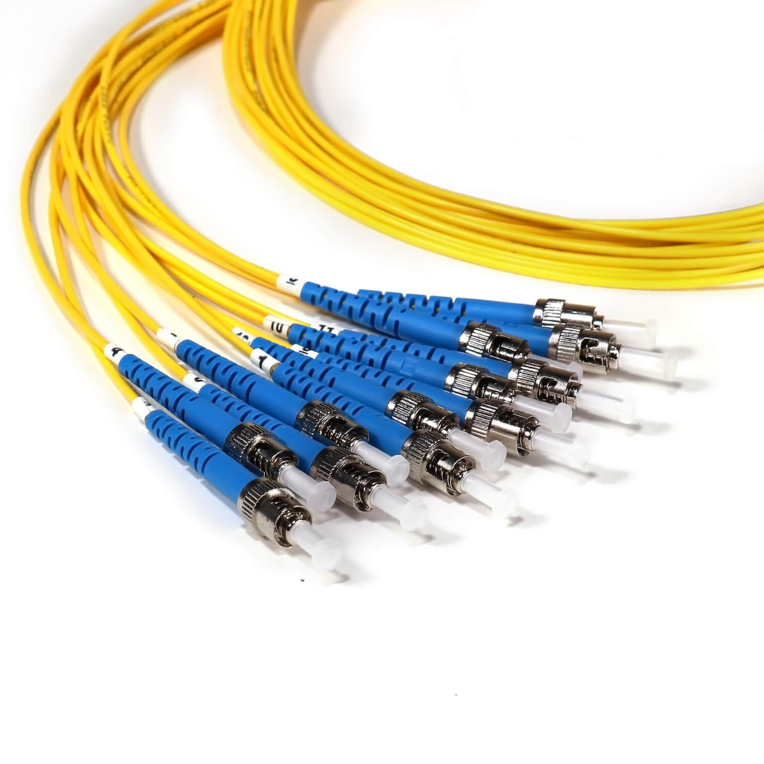 Preterminated Fiber Optic Cable, Indoor/Outdoor, 12F, Singlemode, ST ...