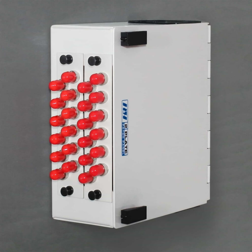 Fiber Patch Panels - Slimline 2 Plate Patch Panel