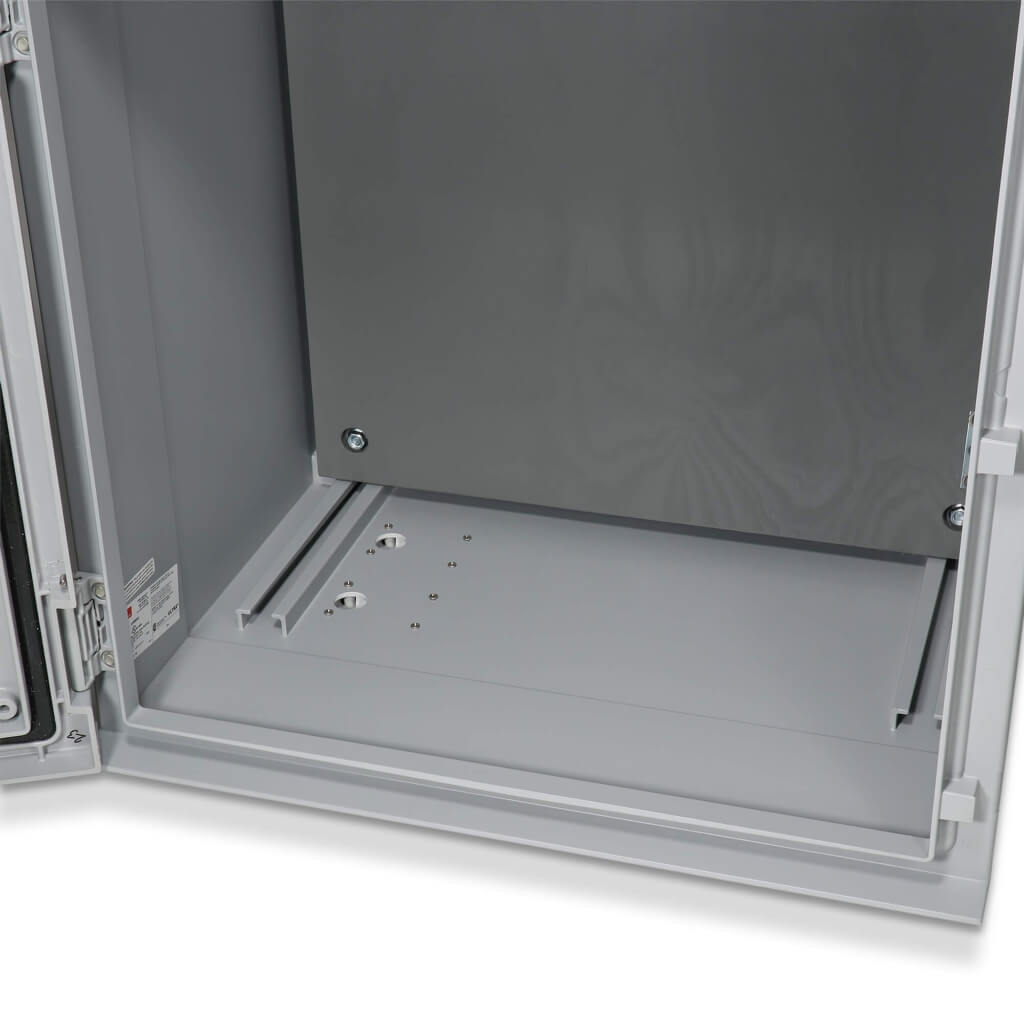 Enclosures - 30" x 24" x 16" Fiberglass Enclosure - Inside Bottom