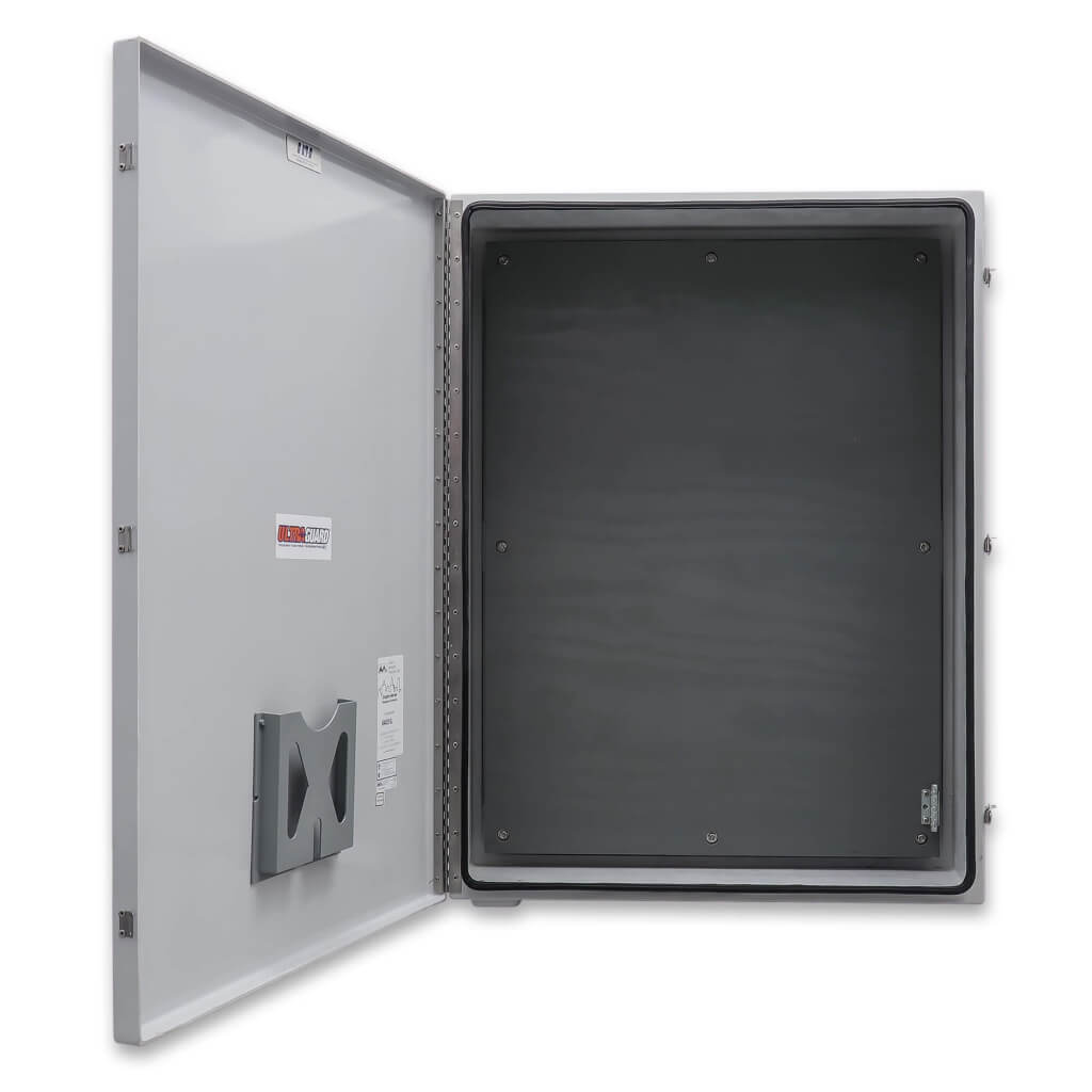 Enclosures - 48" x 36" x 16" Fiberglass Enclosure - Door Open