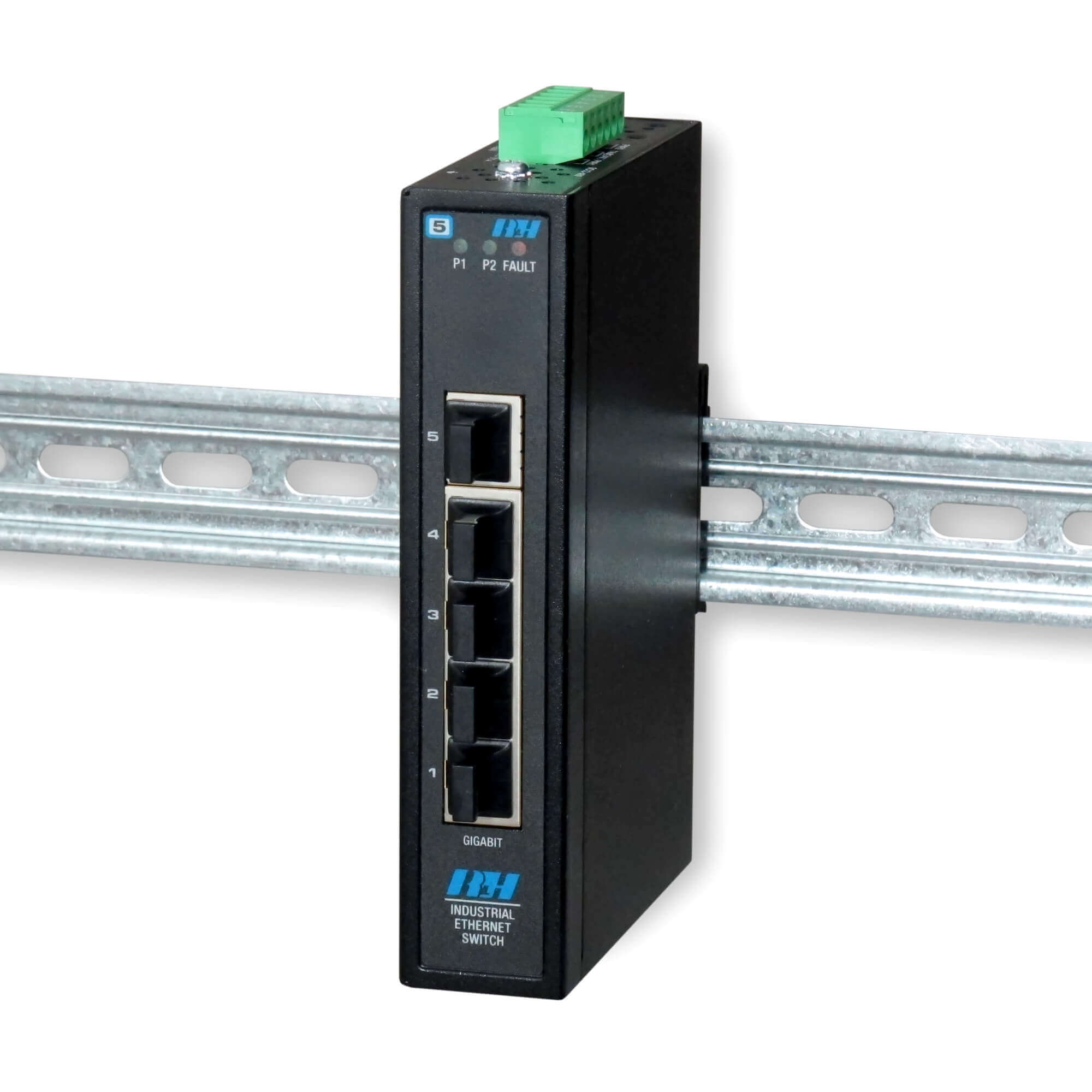 5 Port Industrial Gigabit Network Switch - Ethernet Switches, Networking  IO Products