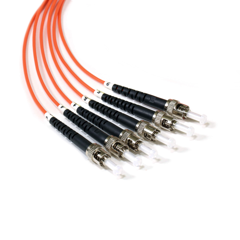 Preterminated Fiber Optic Cable, OSP Armored, 6F, Multimode OM1, ST ...