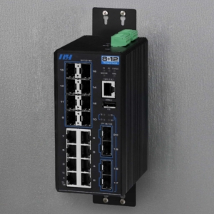 Industrial Ethernet Switches - 8+12 Managed Gigabit SFP Switch - Wall Mount