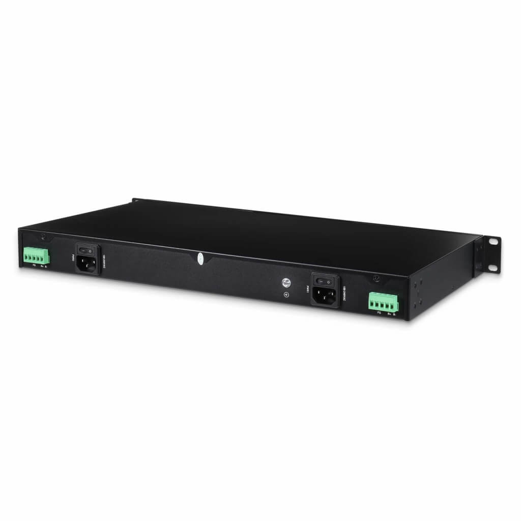 Industrial Ethernet Switches - 8+16+4 Managed Combo SFP Gigabit Switch - Rear