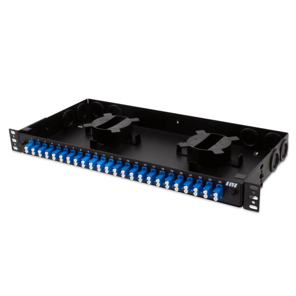 High-Density 1RU Fiber Patch Panel | RLH Industries, Inc.