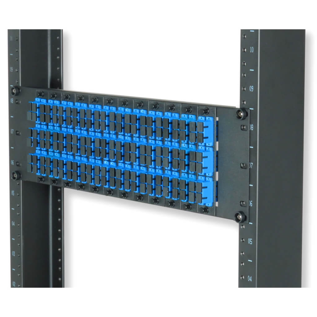 Fiber Patch Panels - Rack Mount Adapter Plate Holders - 3RU