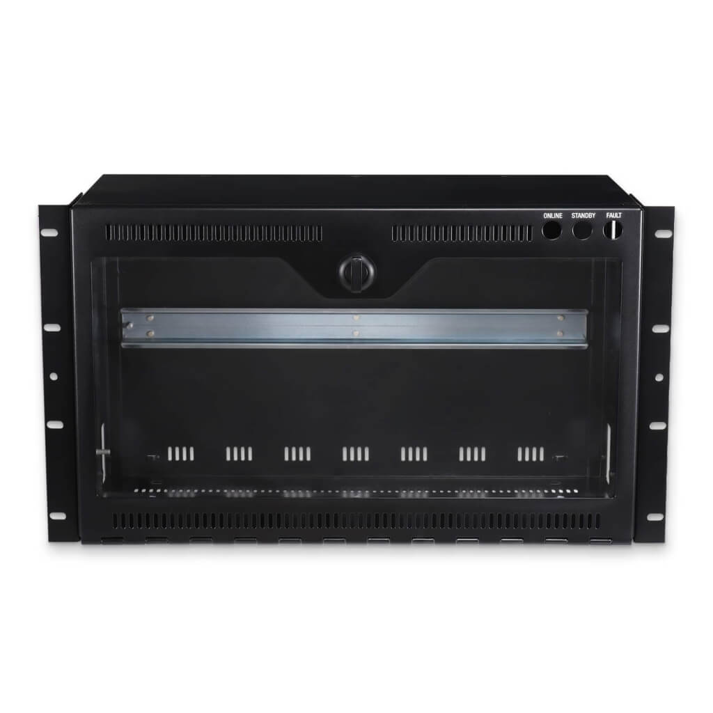 Custom Enclosure - Rack Mountable DIN Enclosure - Front Closed