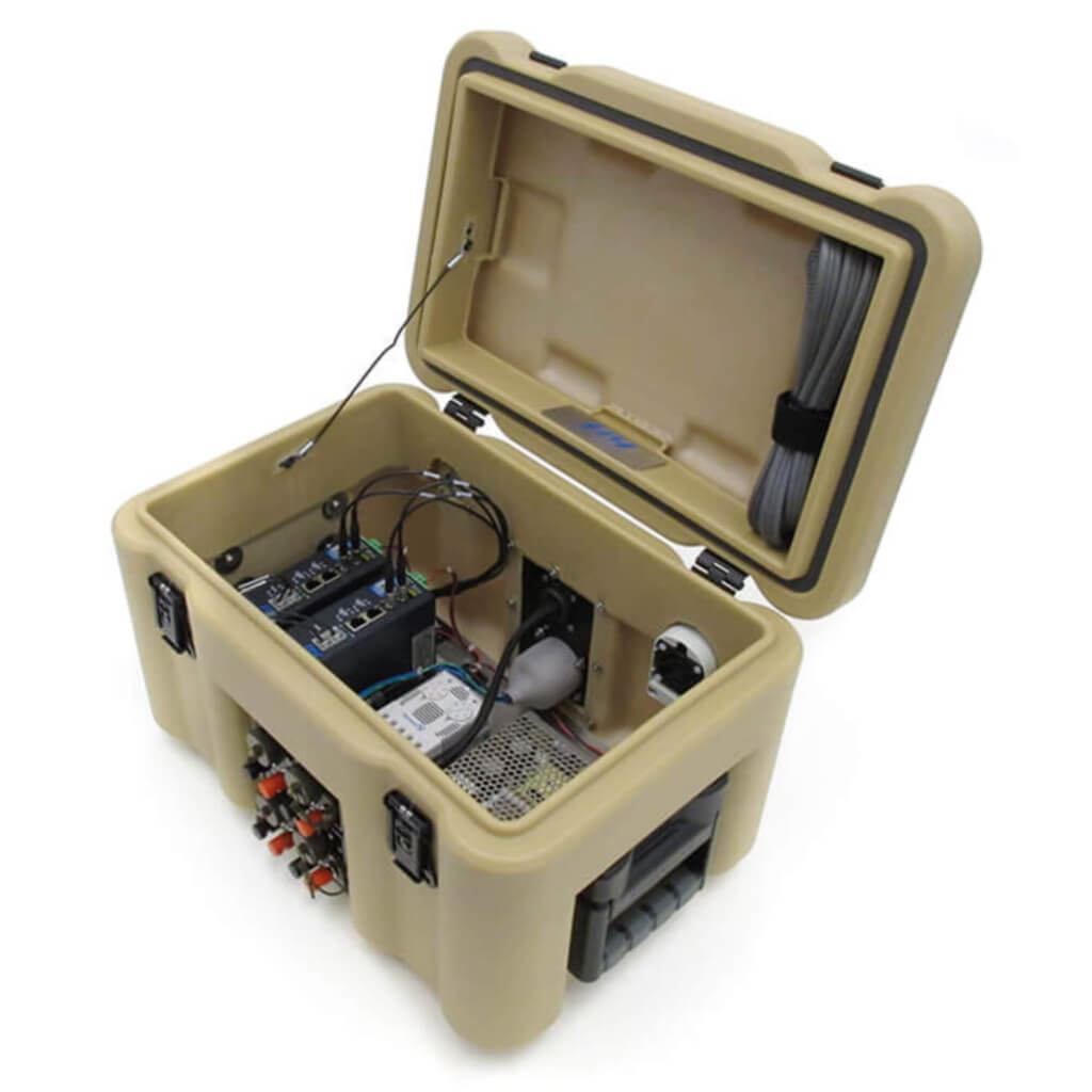 Custom Enclosure - Tactical Fiber Communications - Open