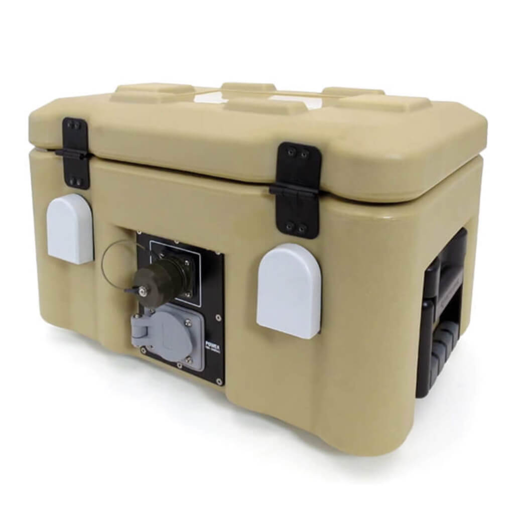 Custom Enclosure - Tactical Fiber Communications - Rear