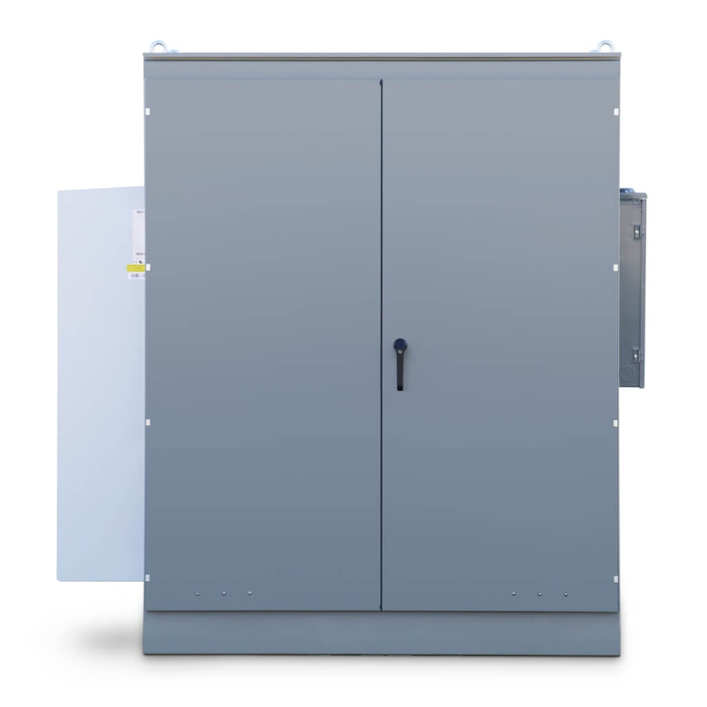 Custom Enclosure - Telecom Equipment Enclosure - Front Closed