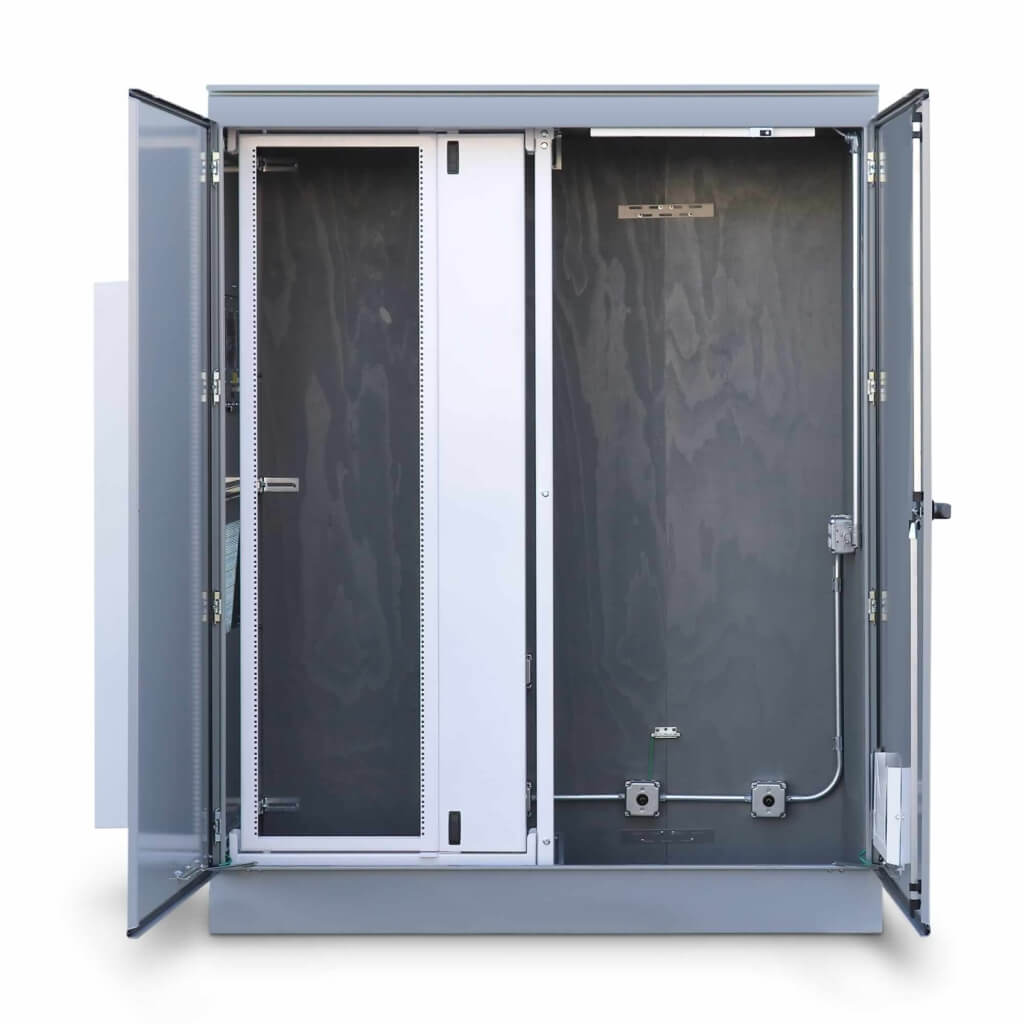 Custom Enclosure - Telecom Equipment Enclosure - Front Open